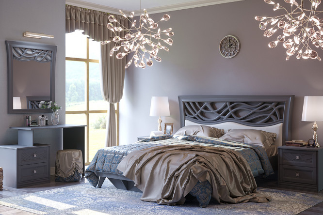 Зеркало навесное Джулия 86,2х100 см 80415886 от магазина ЛесКонПром.ру