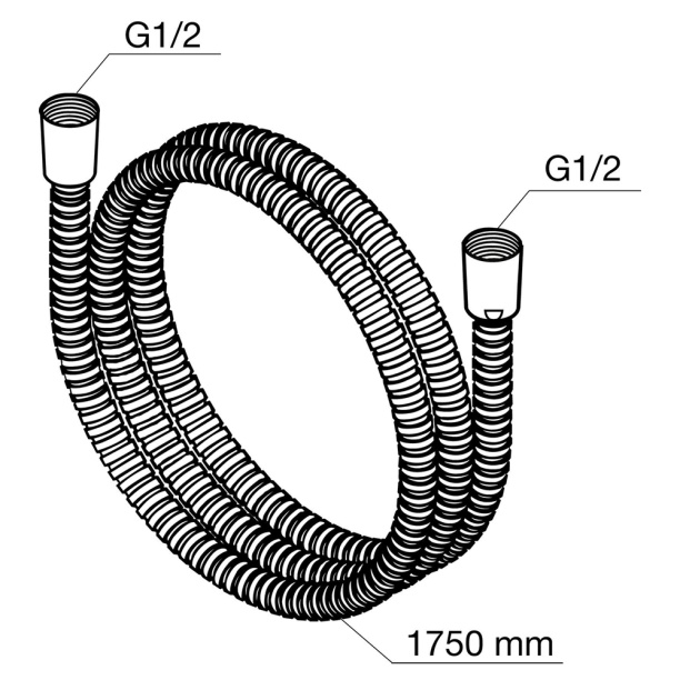 Держатель для душа Аквалиния черный от магазина ЛесКонПром.ру