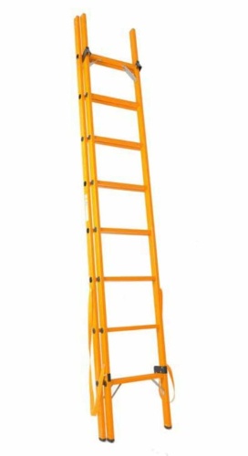 Лестница диэлектрическая двухсекционная ЗЭП ЛСДУ-3,0-42 от магазина ЛесКонПром.ру