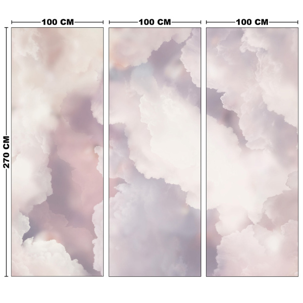 Фотообои флизелиновые Облака 254-135А 300х270см от магазина ЛесКонПром.ру