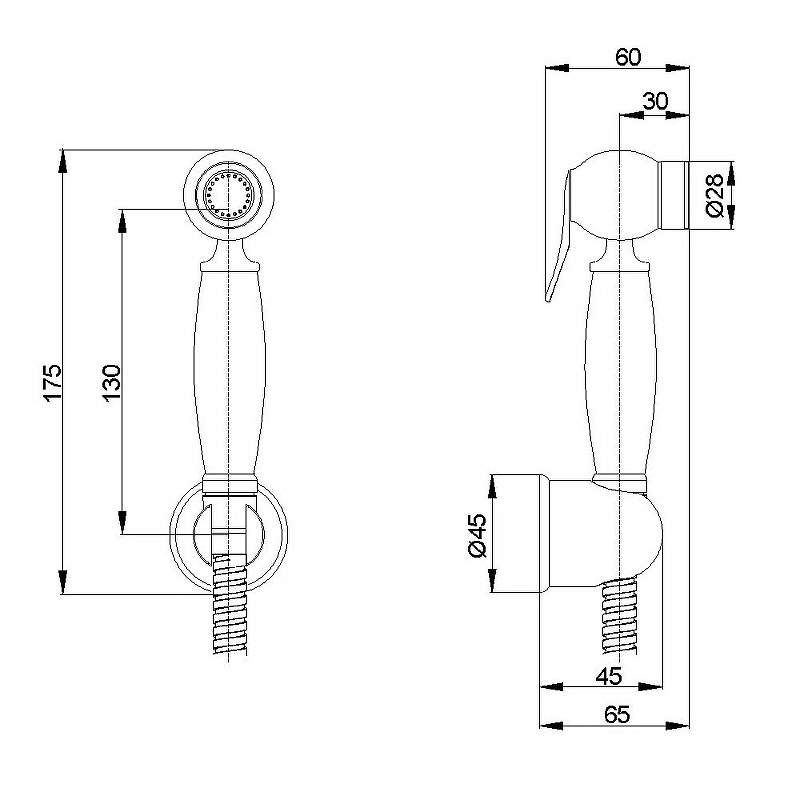 Гигиенический душ Veragio Kit 30816 Хром от магазина ЛесКонПром.ру
