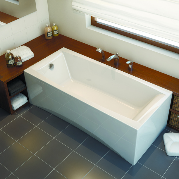 Акриловая ванна Cersanit Virgo 170x75 см от магазина ЛесКонПром.ру