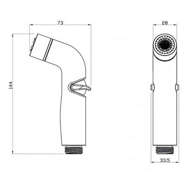 Гигиеническая лейка IDDIS 2 режима от магазина ЛесКонПром.ру