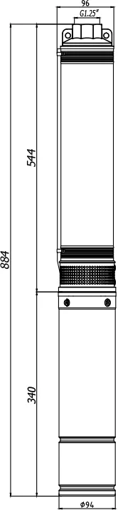Погружной насос Pumpman STM 4STM4-10 от магазина ЛесКонПром.ру