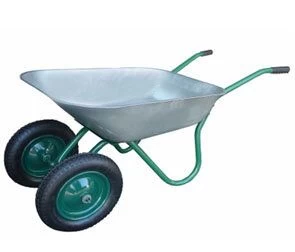 Садовая двухколесная тачка 85л HOZ-BLOCK  с бескамерными колесами 3.25 D16/13 от магазина ЛесКонПром.ру