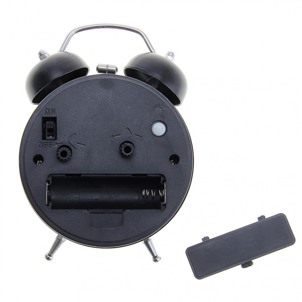 Часы-будильник One, two черные от магазина ЛесКонПром.ру