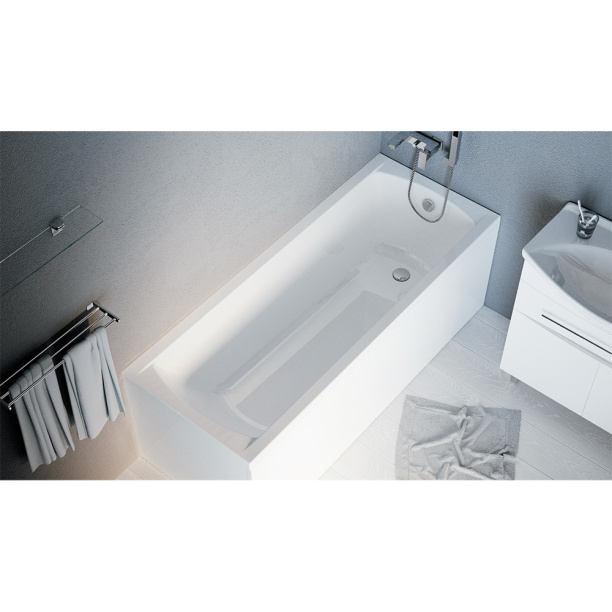 Ванна стальная FLUMEN EMS 170x70x39 см от магазина ЛесКонПром.ру