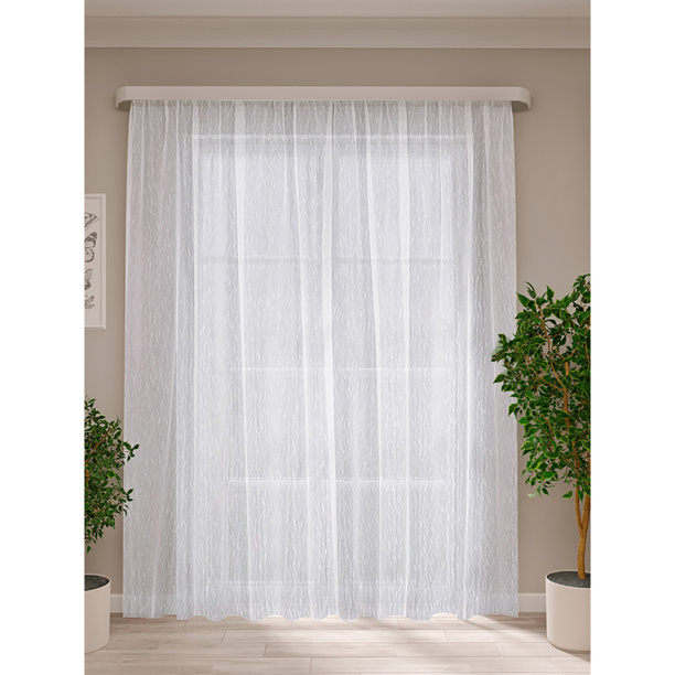 Штора-тюль вуаль 600х300 см белая от магазина ЛесКонПром.ру