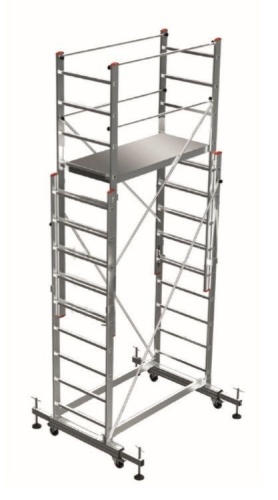 Алюминиевая телескопическая вышка- тура  SARAYLI 2X13 от магазина ЛесКонПром.ру