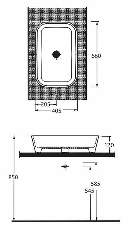 Раковина-чаша beWash Albano 66 36651001 Белый глянец от магазина ЛесКонПром.ру