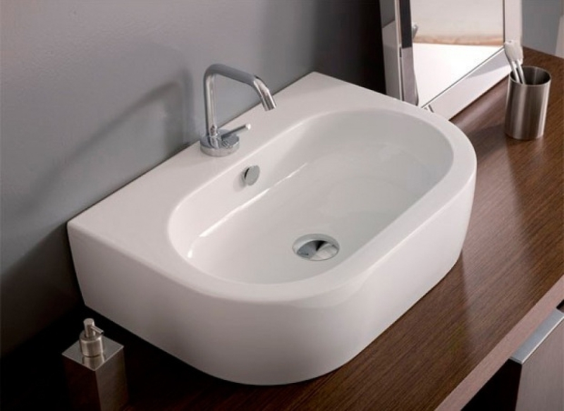 Раковина Kerasan Flo 60 314201*1 Белая от магазина ЛесКонПром.ру