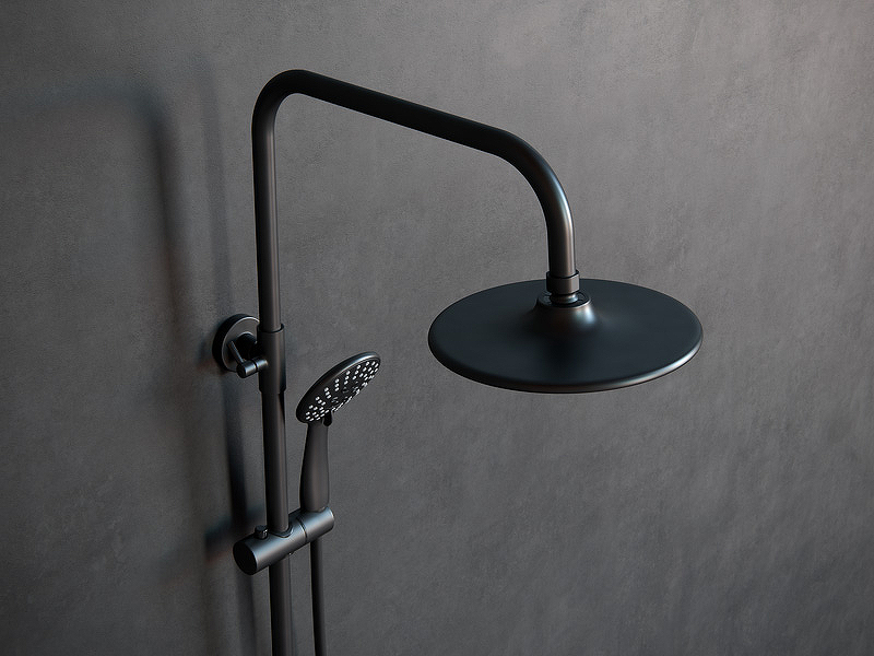 Душевая система Laguraty 17060B Черный от магазина ЛесКонПром.ру