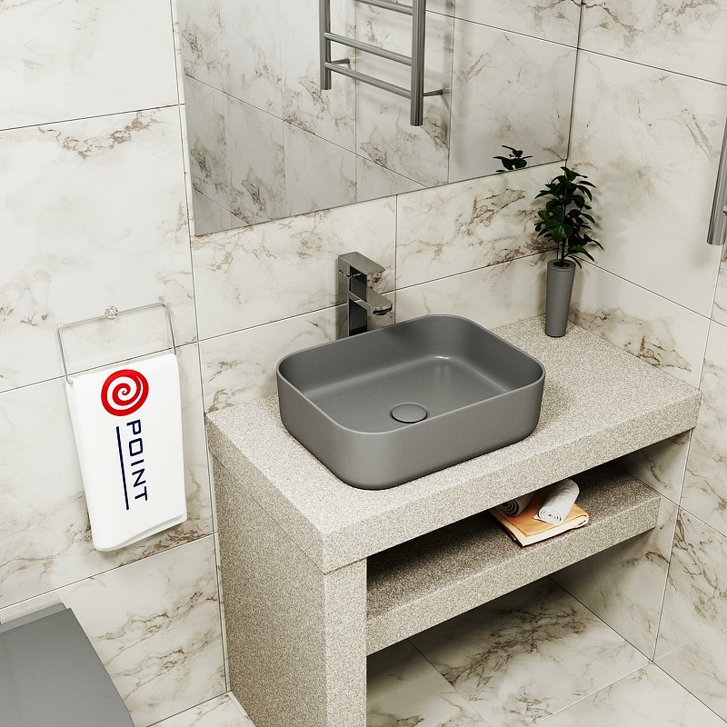 Раковина-чаша Point Меркурий 50 PN43832GM Графит от магазина ЛесКонПром.ру