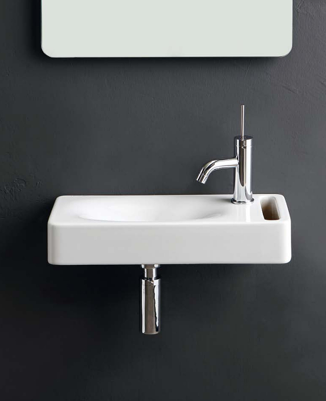 Раковина Scarabeo Soft-Hung-Cube 60 1511 Белая от магазина ЛесКонПром.ру