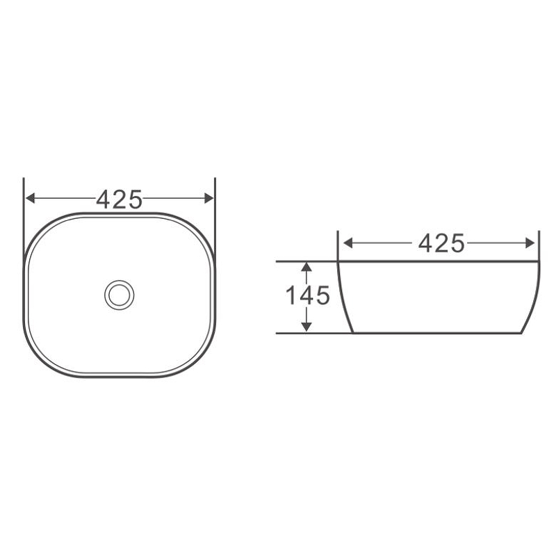 Раковина-чаша BelBagno 43 BB1301 Белая от магазина ЛесКонПром.ру