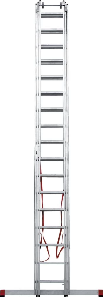 Лестница алюминиевая трехсекционная индустриальнаяНовая Высота 3x17 арт. 5230317 от магазина ЛесКонПром.ру