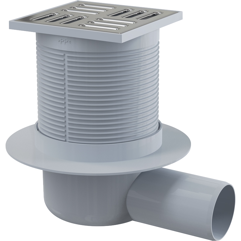 Душевой трап Alcaplast APV1 с решеткой Хром от магазина ЛесКонПром.ру