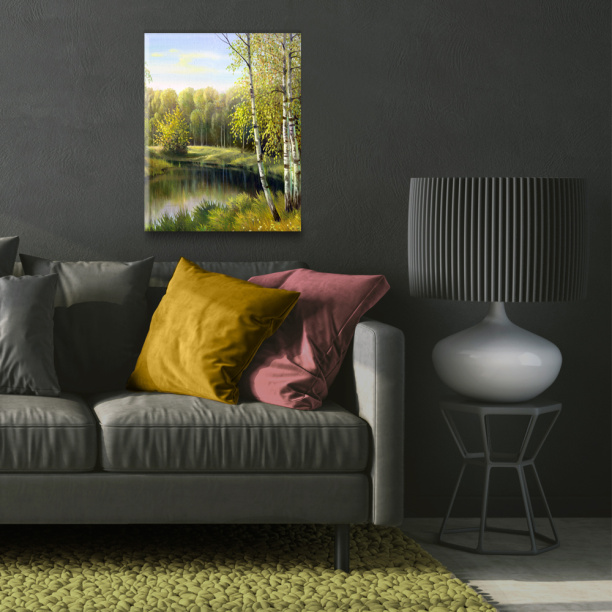 Канвас 40х50 см Побережье от магазина ЛесКонПром.ру