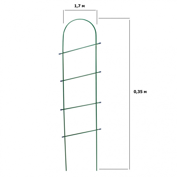 Шпалера металлическая Лесенка 35х170 см от магазина ЛесКонПром.ру