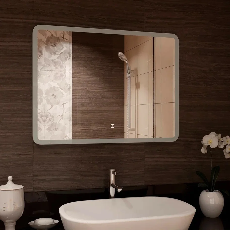 Зеркало CONTINENT Demure 80х60, с подсветкой от магазина ЛесКонПром.ру