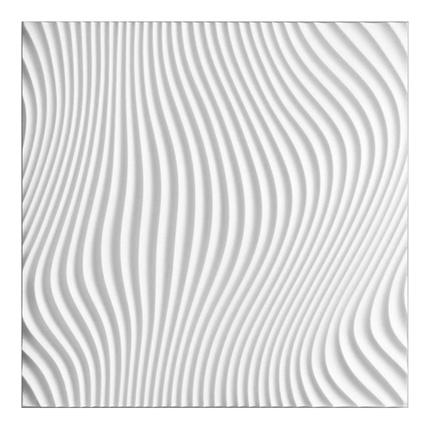 Плита потолочная С2027 50х50 см белая от магазина ЛесКонПром.ру