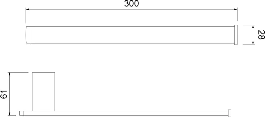 Полотенцедержатель Timo Torne 43050/03 черный матовый от магазина ЛесКонПром.ру