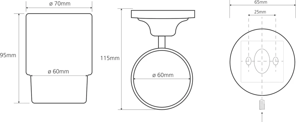 Стакан Bemeta Retro 144210018 от магазина ЛесКонПром.ру