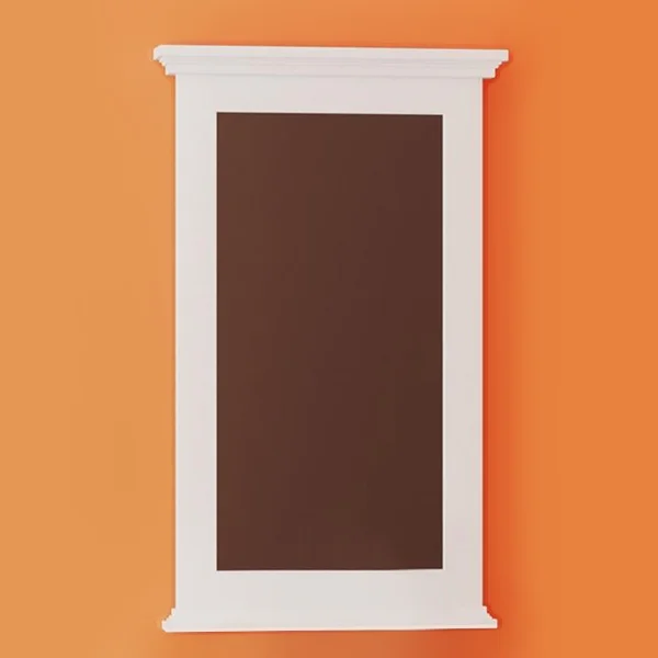 Зеркало Opadiris Палермо 50 белое матовое от магазина ЛесКонПром.ру