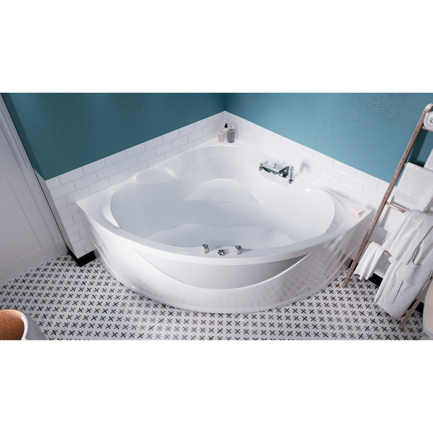 Акриловая ванна 100Acryl ACRYLENA 155х155х49 см угловая от магазина ЛесКонПром.ру