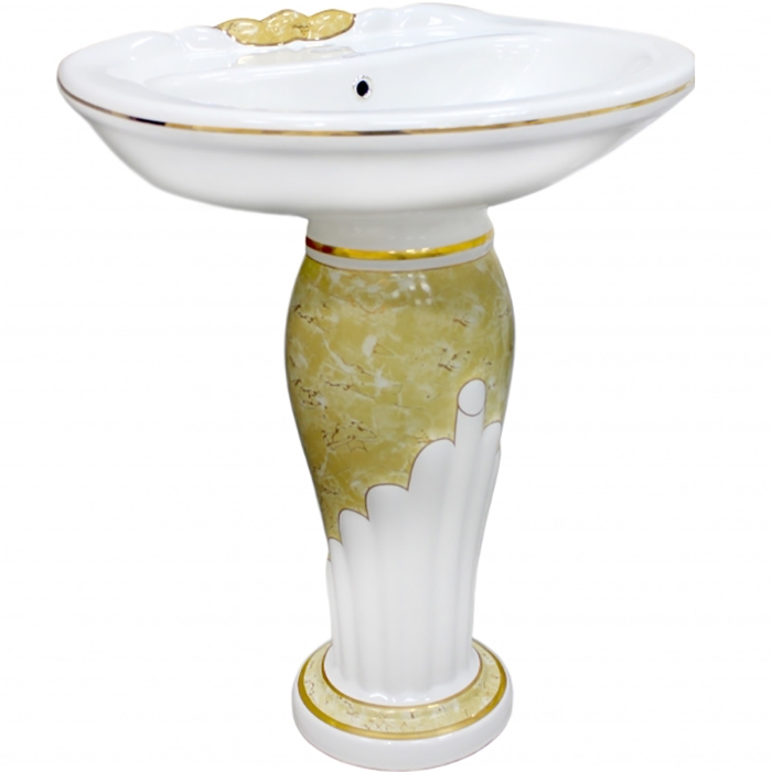 Раковина Laguraty 68 1441B Белая от магазина ЛесКонПром.ру