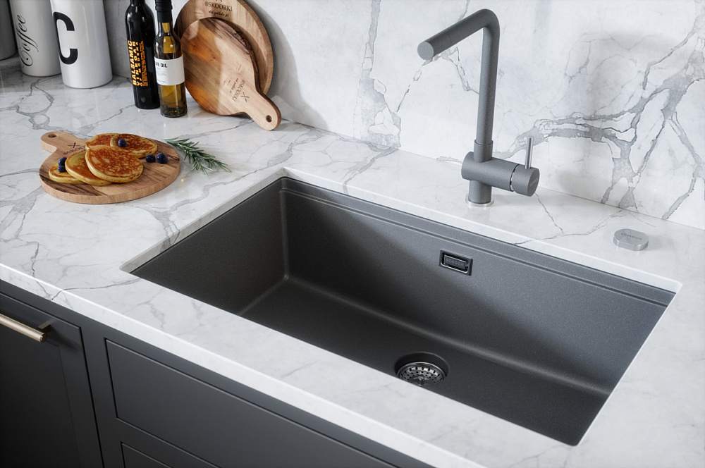 Кухонная мойка GREENWICH 80 CRISTADUR 701042 SCHOCK от магазина ЛесКонПром.ру