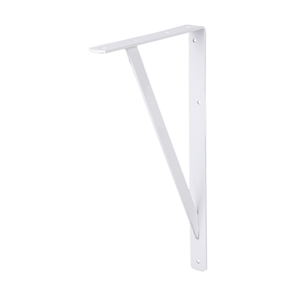 Кронштейн усиленный 250х400 мм белый от магазина ЛесКонПром.ру