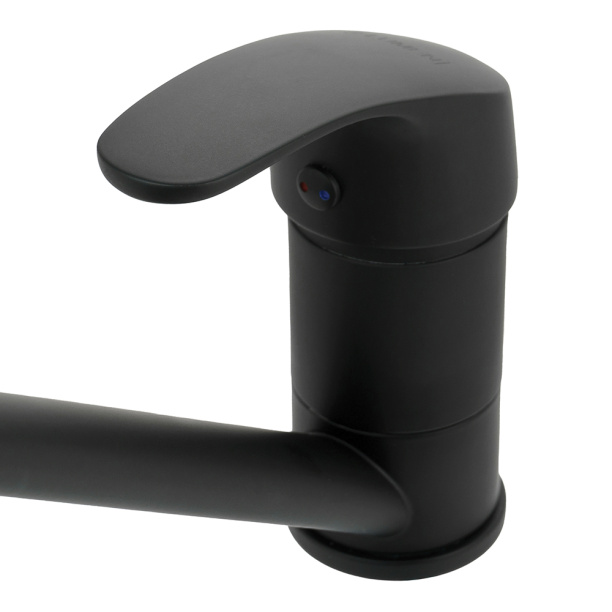 Смеситель для кухни FLUMEN Linge черный от магазина ЛесКонПром.ру