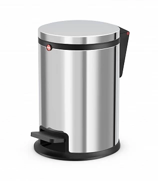 Ведро для Мусора с Педалью Hailo Pure M 12л арт.0517-010 от магазина ЛесКонПром.ру