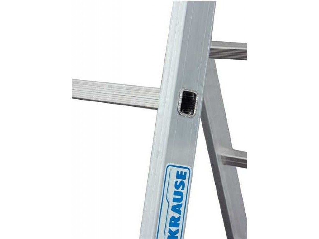 Стремянка алюминиевая двухсторонняя Krause Stabilo 2х16 ступеней (арт. 801746) от магазина ЛесКонПром.ру