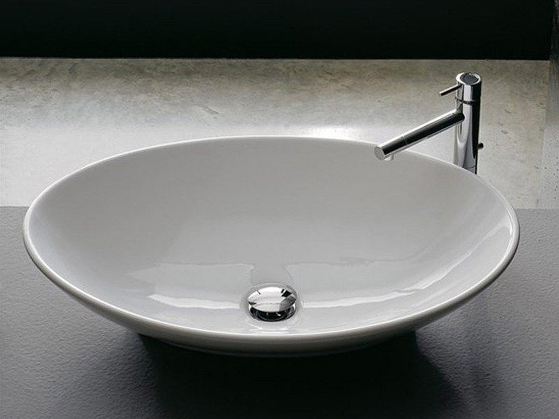 Раковина-чаша Scarabeo Thin Line 63 8045 Белая от магазина ЛесКонПром.ру