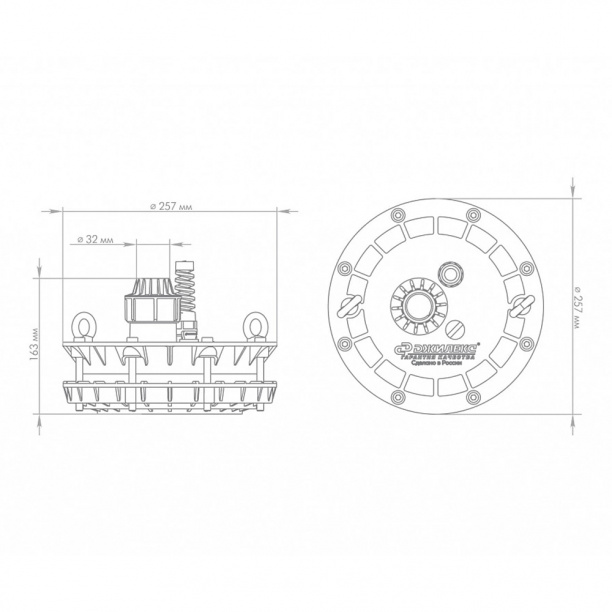 Оголовок скважинный Джилекс ОСП 133-160/32 от магазина ЛесКонПром.ру