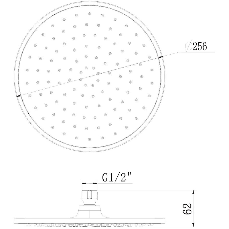 Верхний душ Lemark LM8131C Хром Белый от магазина ЛесКонПром.ру