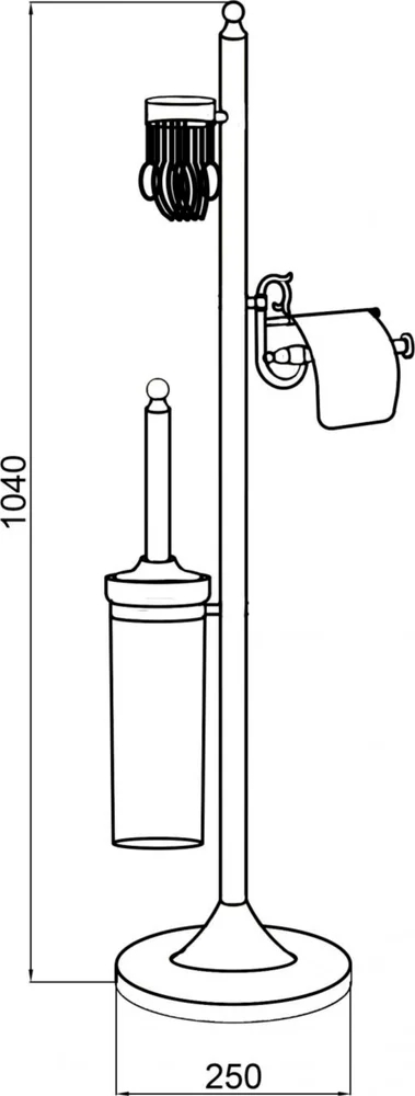 Стойка Boheme Brillante 10445 от магазина ЛесКонПром.ру