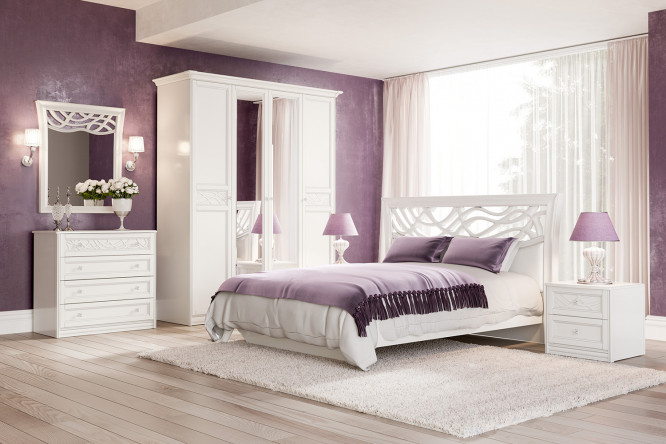 Зеркало навесное Джулия 86,2х100 см 80415885 от магазина ЛесКонПром.ру