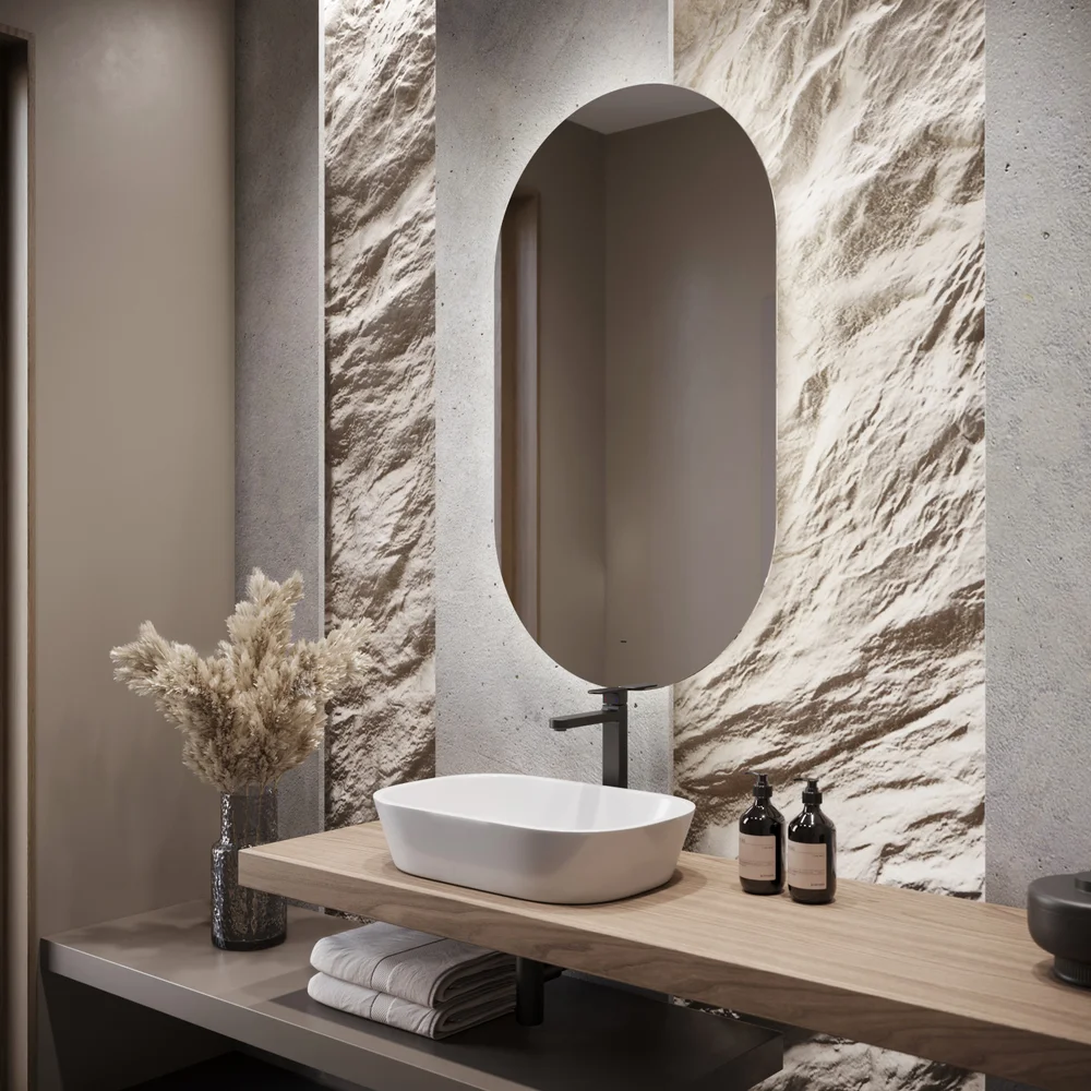 Зеркало DIWO Углич 70 с подсветкой от магазина ЛесКонПром.ру