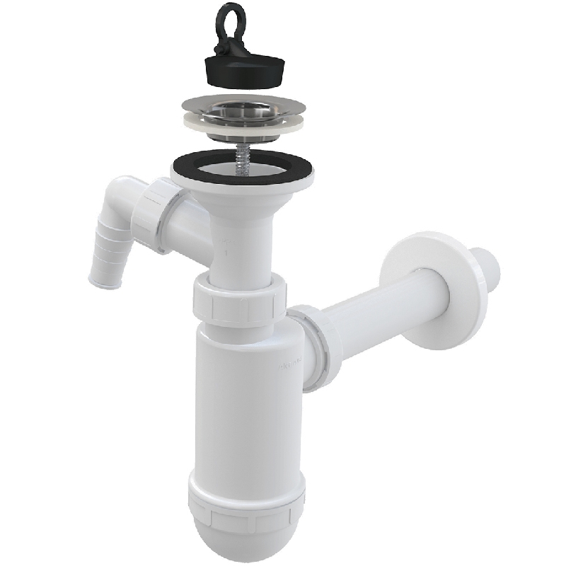 Сифон для раковины Alcaplast A410P Хром от магазина ЛесКонПром.ру