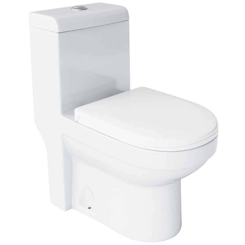 Унитаз моноблок Laguraty 20980W с сиденьем Микролифт от магазина ЛесКонПром.ру