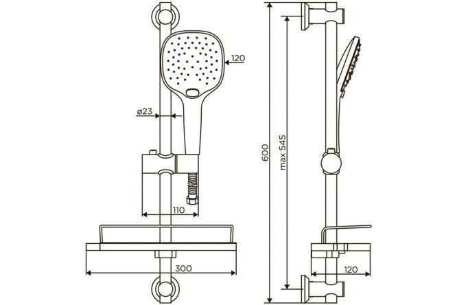 Душевой комплект Prime 80506380 от магазина ЛесКонПром.ру
