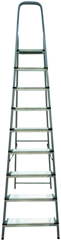 Стремянка стальная с широкой ступенью Новая Высота 9 ступеней (арт. 1137109) от магазина ЛесКонПром.ру