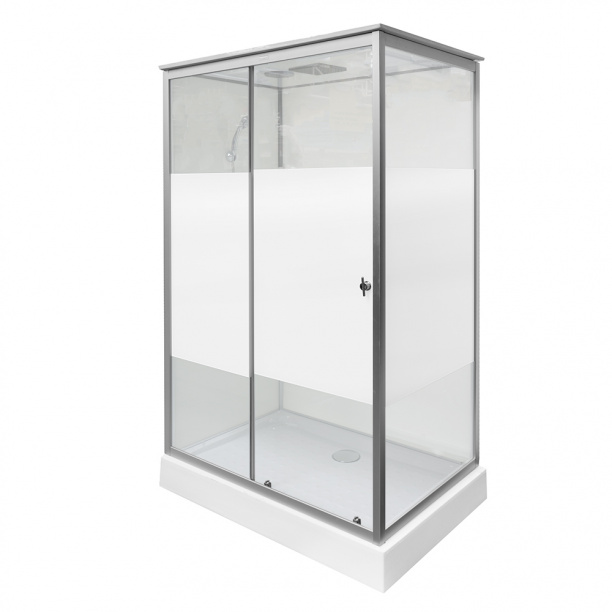 Кабина душевая FLUMEN 90х110х210 см низкий поддон от магазина ЛесКонПром.ру
