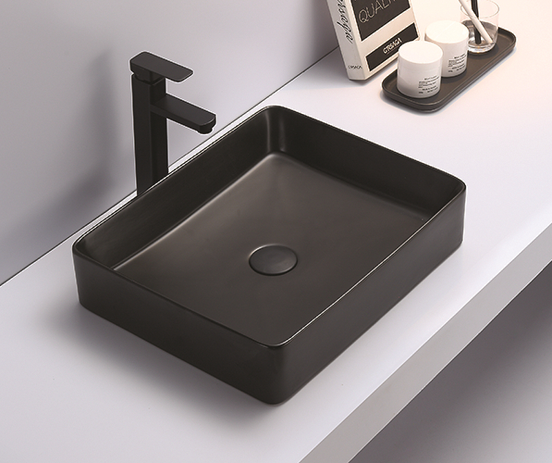 Раковина-чаша CeramaLux 50 7050KMB Черная матовая от магазина ЛесКонПром.ру
