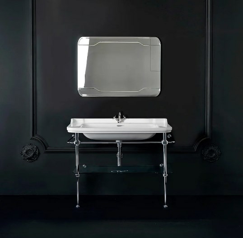 Раковина Kerasan Waldorf 120 4144K1bi/cr*1 Белая от магазина ЛесКонПром.ру