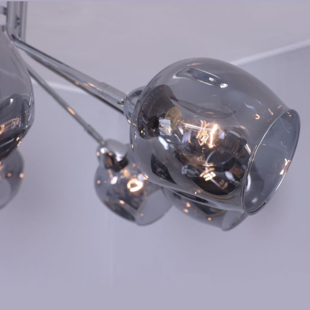 Люстра потолочная Schaffner Чалле 8х60 Вт Е27 от магазина ЛесКонПром.ру