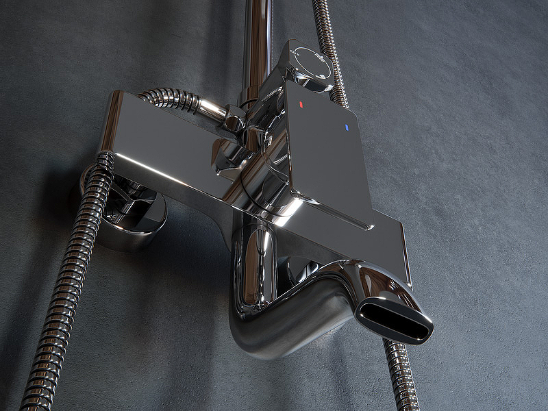 Душевая система Laguraty 17054 Хром от магазина ЛесКонПром.ру